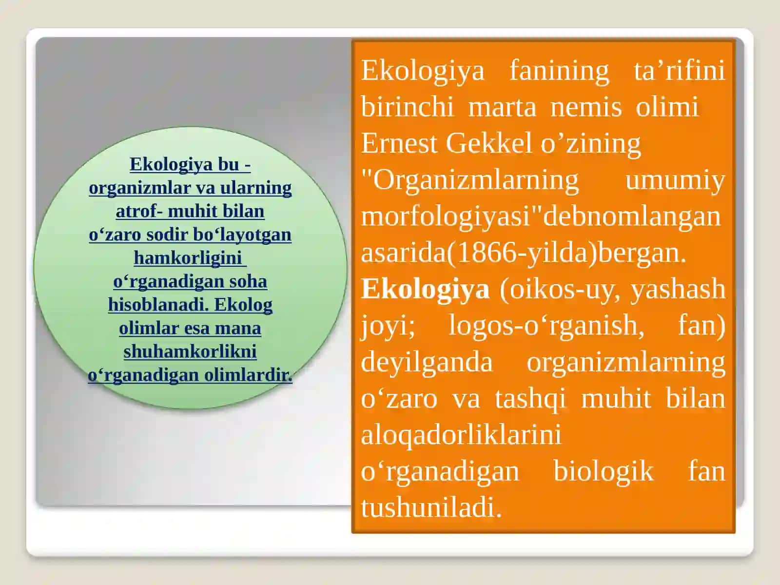 Ekologiya va atrof muhit muhofazasi fani 4