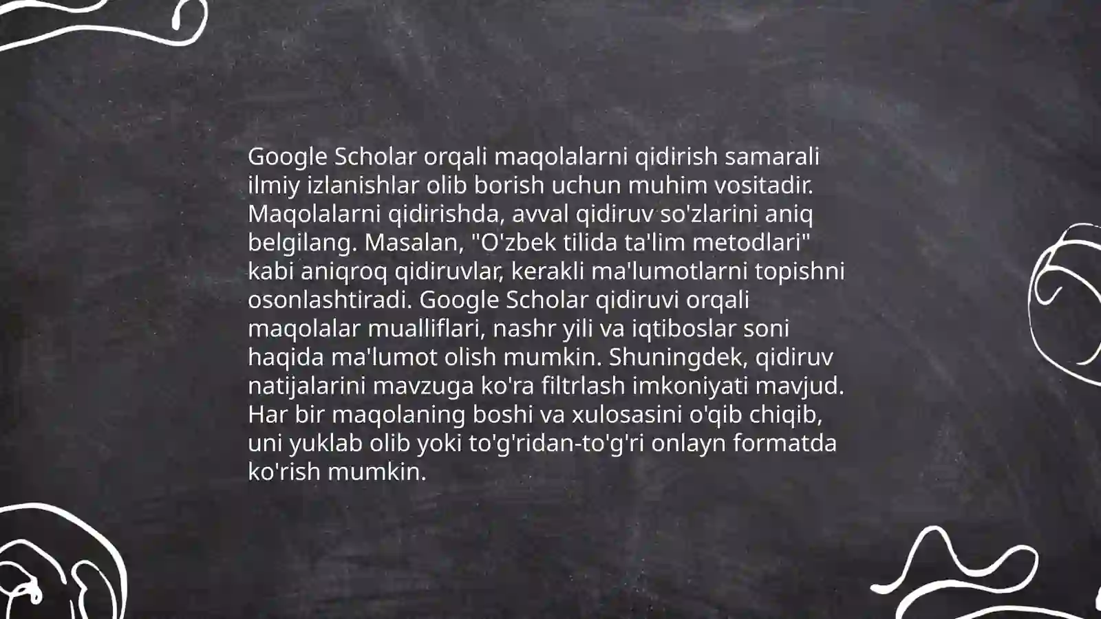 Google Scholar xizmati 4