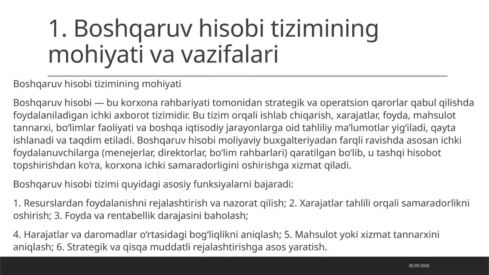 Xarajatlar hisobi 4