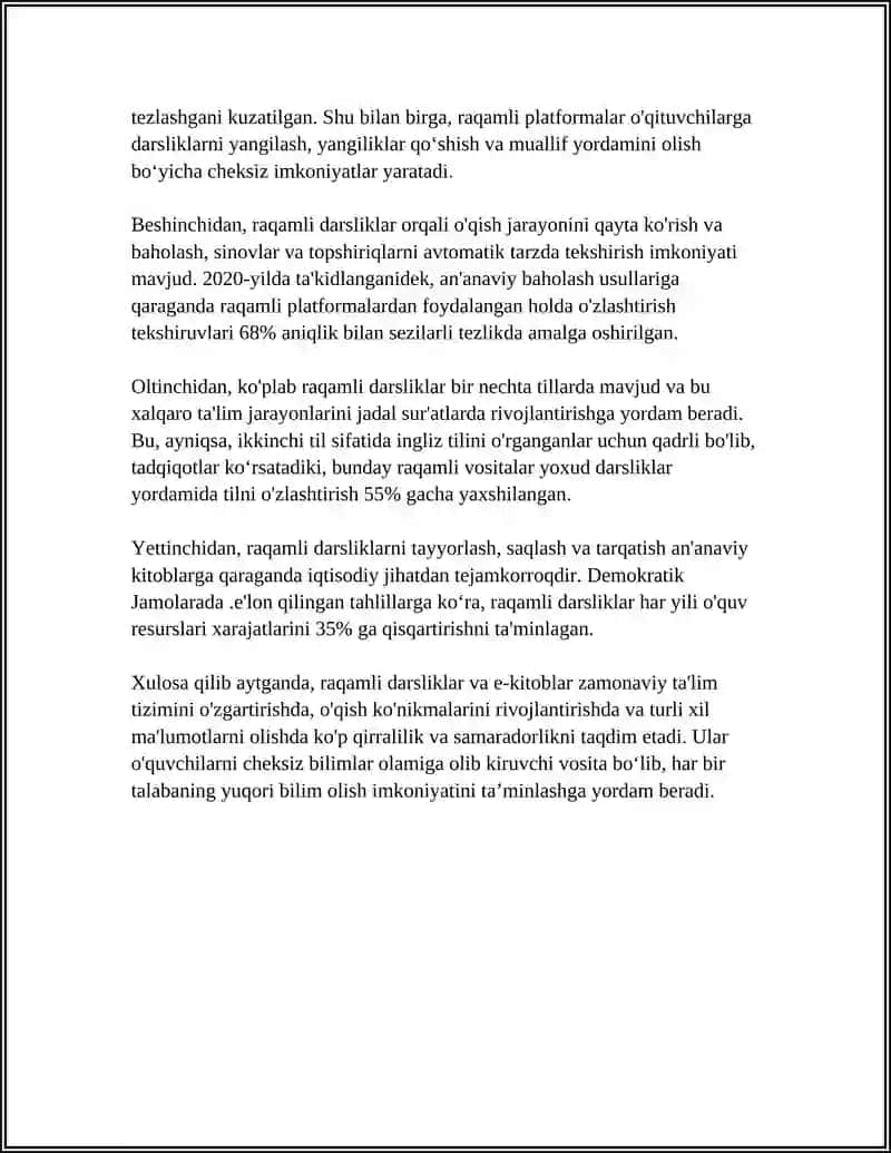 O’QISH ( READING) KOʼNIKMASINI RIVOJLANTIRISHDA ZAMONAVIY TEXNOLOGIYALARNING OʻRNI. 4