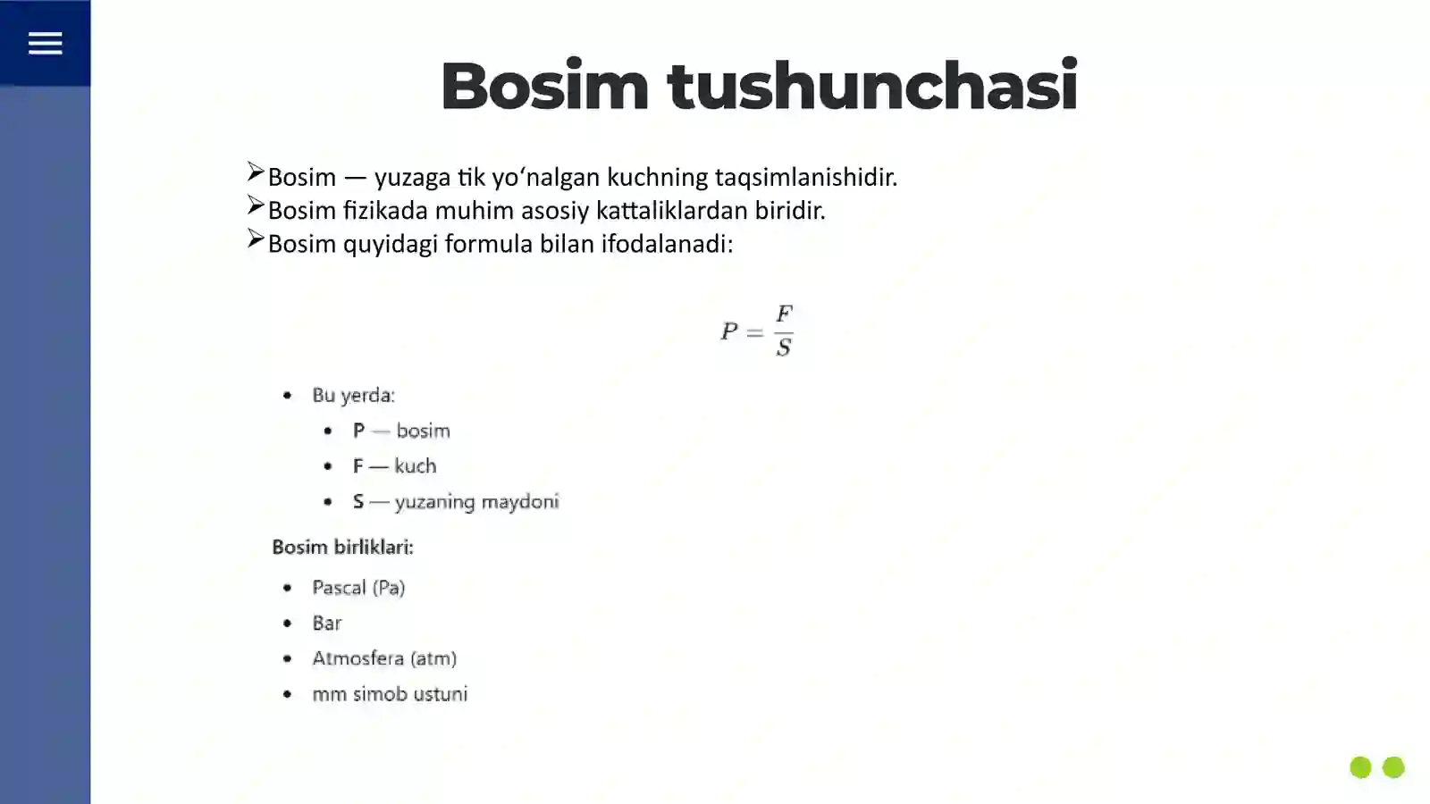 Bosim o'lchash vositalarini qiyoslash 4
