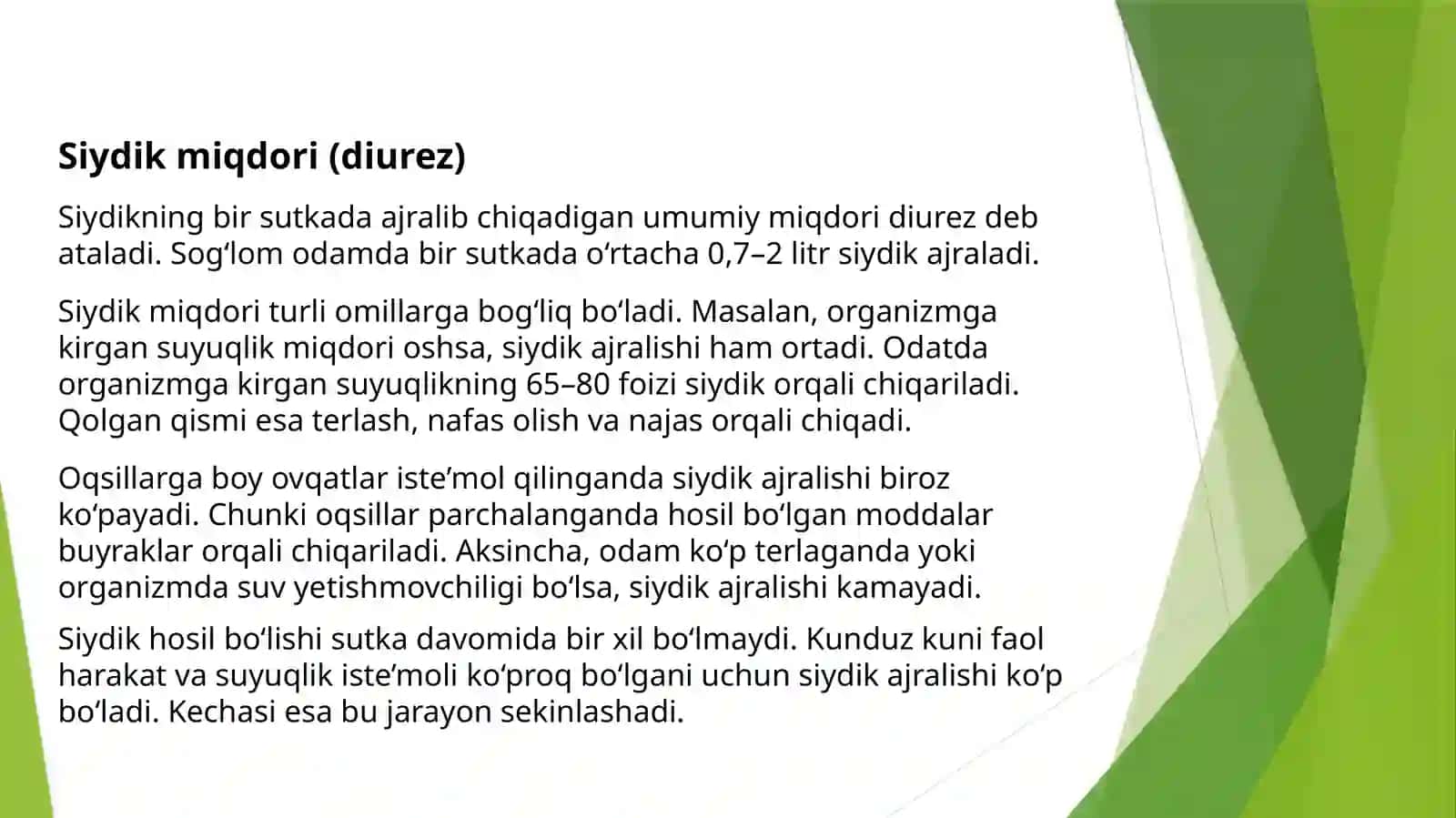 siydik haqida umumiy tushuncha 4