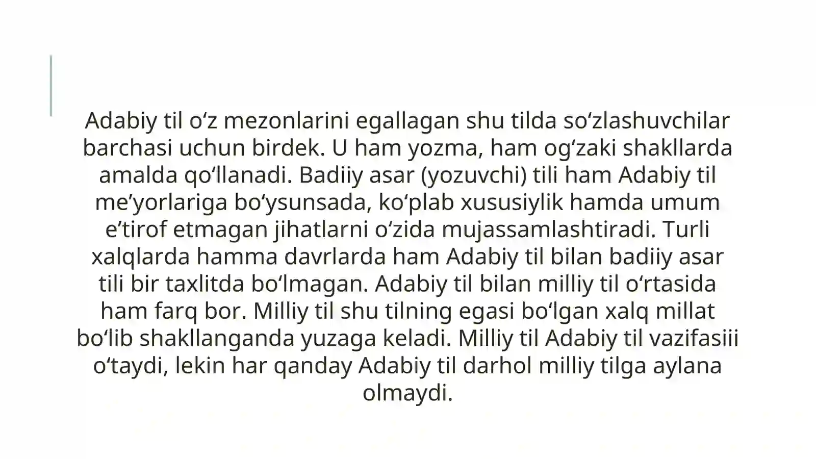 MILLIY TIL VA ADABIY TIL 4
