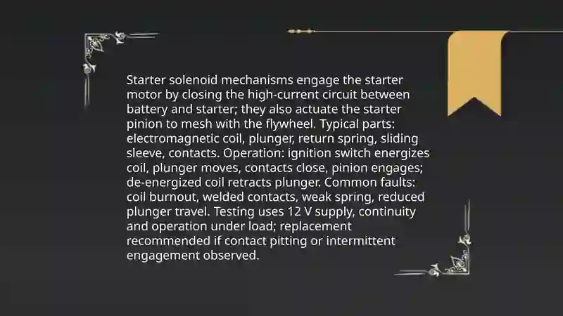 Starter motor design and construction 4