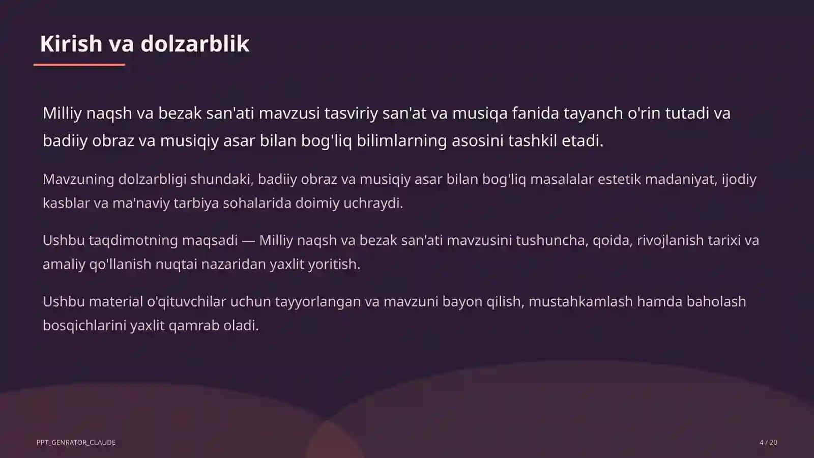 Milliy naqsh va bezak san'ati (3-sinf) 4