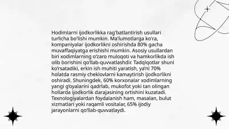 Innovatsion faoliyatda yetakchilik va hodimlarni boshqarish 4