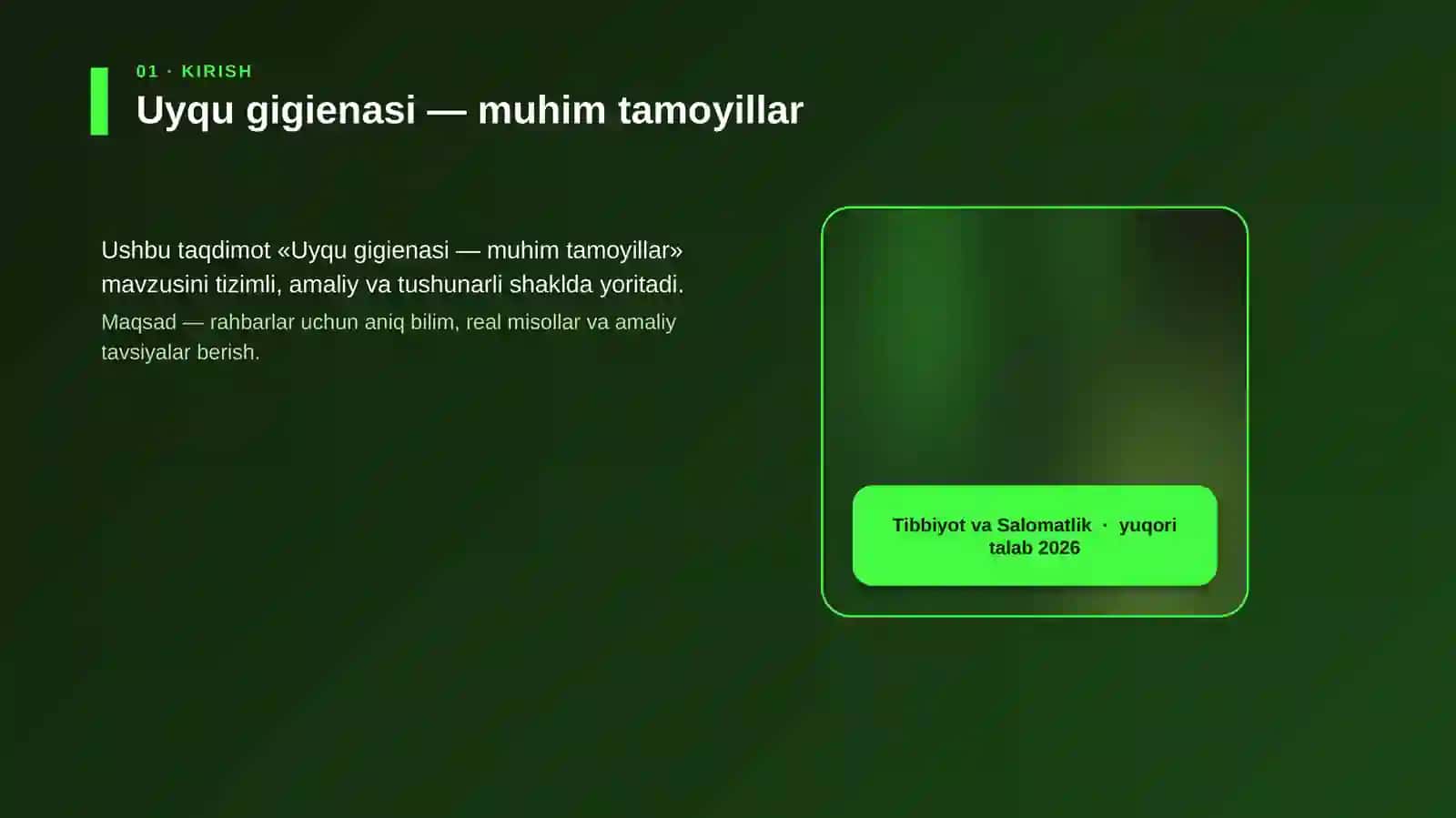Uyqu gigienasi — muhim tamoyillar 4