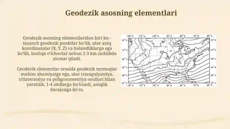Kartalarni geodezik asosi 4