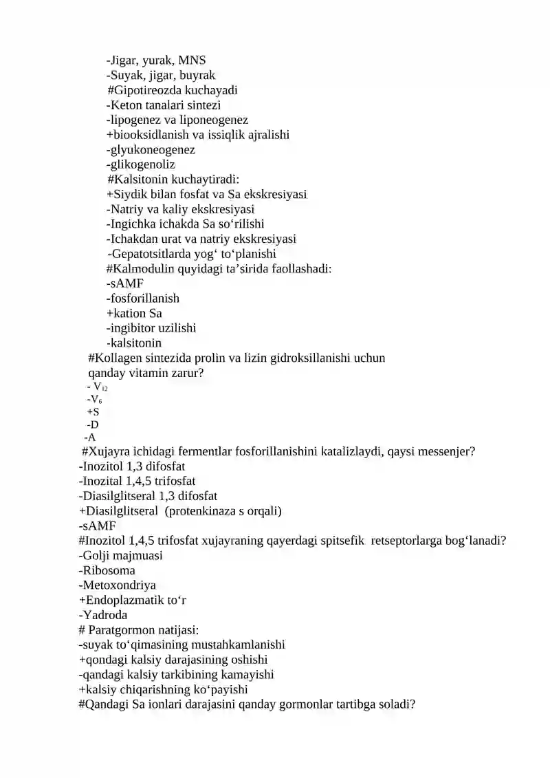 Kalsiy fasfatlar almashinuvi 4