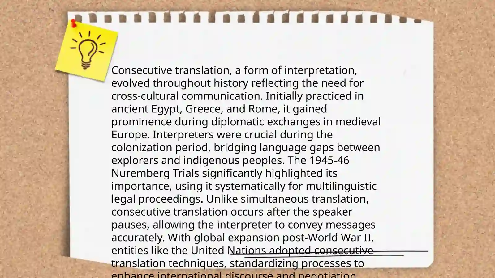 Consecutive translation 4
