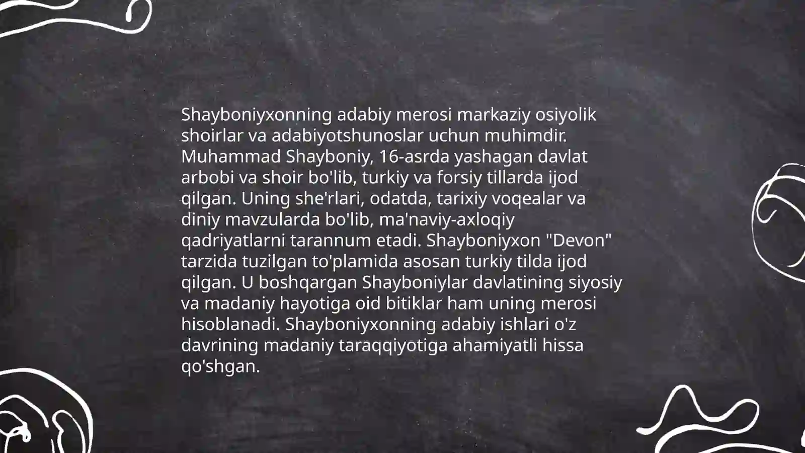 Muhammad Shayboniy ijodi 4