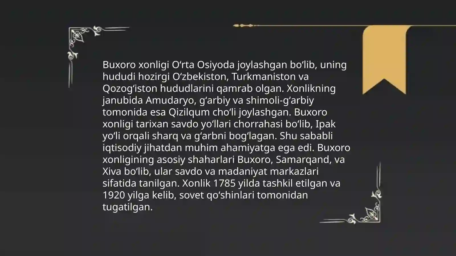 Buxoro xonligi tarixi 4