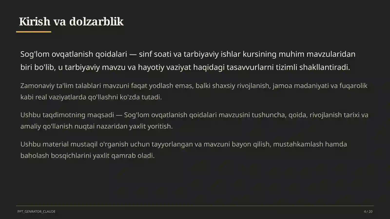 Sog'lom ovqatlanish qoidalari 3