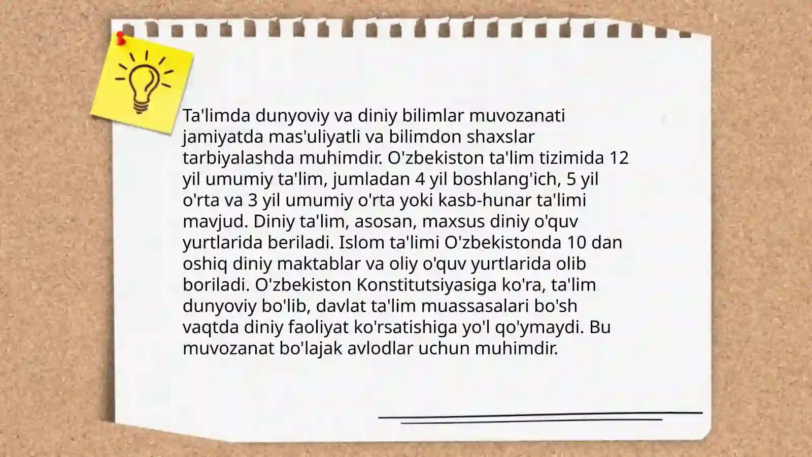 Dunyoviy va diniy bilimlar mutanosibligining ahamiyati 4