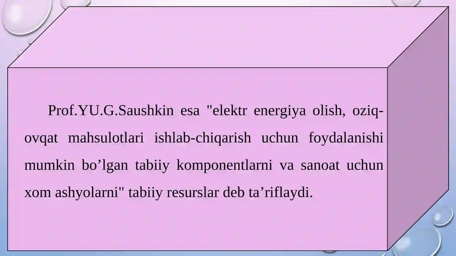 Tabiiy resurslar 4