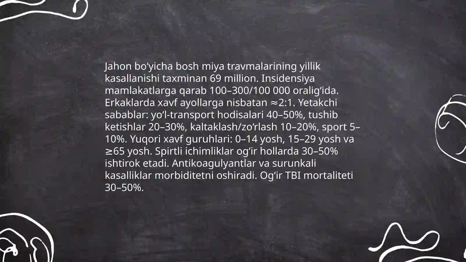 Bosh miya travmalari 4