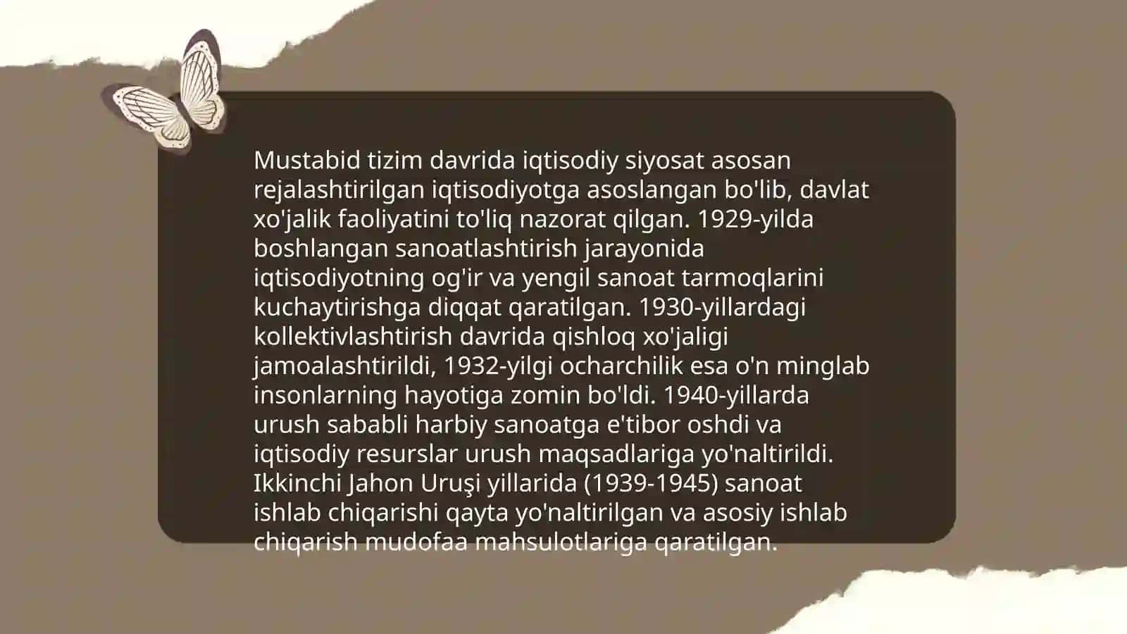 Mustabid tizimi davri 4