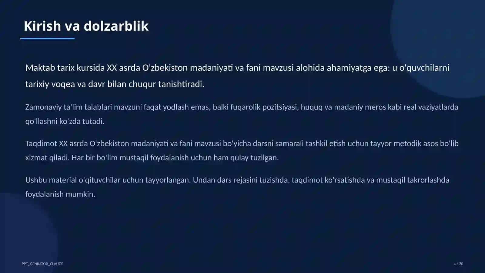 O'zbekiston madaniyati va fani 4