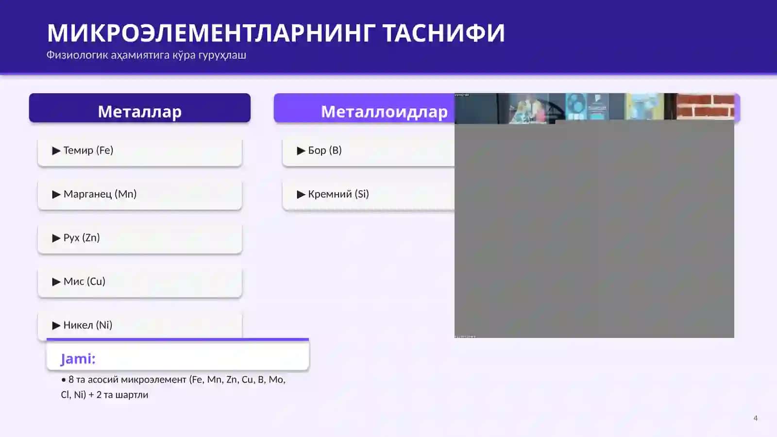 МИКРОЭЛЕМЕНТЛАР ВА УЛАРНИНГ ФИЗИОЛОГИК АҲАМИЯТИ 4