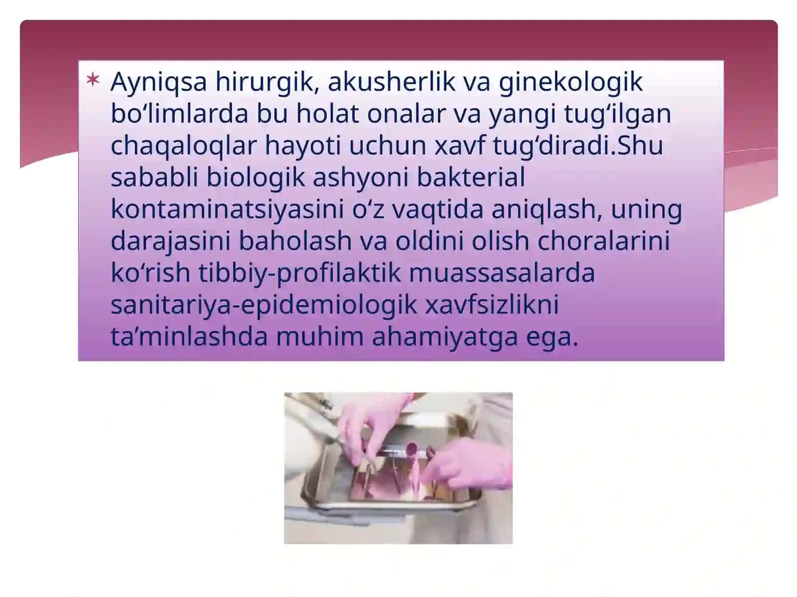 Biologika shyoniy bakterial kontaminatsiyasi tushunchasi va ahamiyati 4