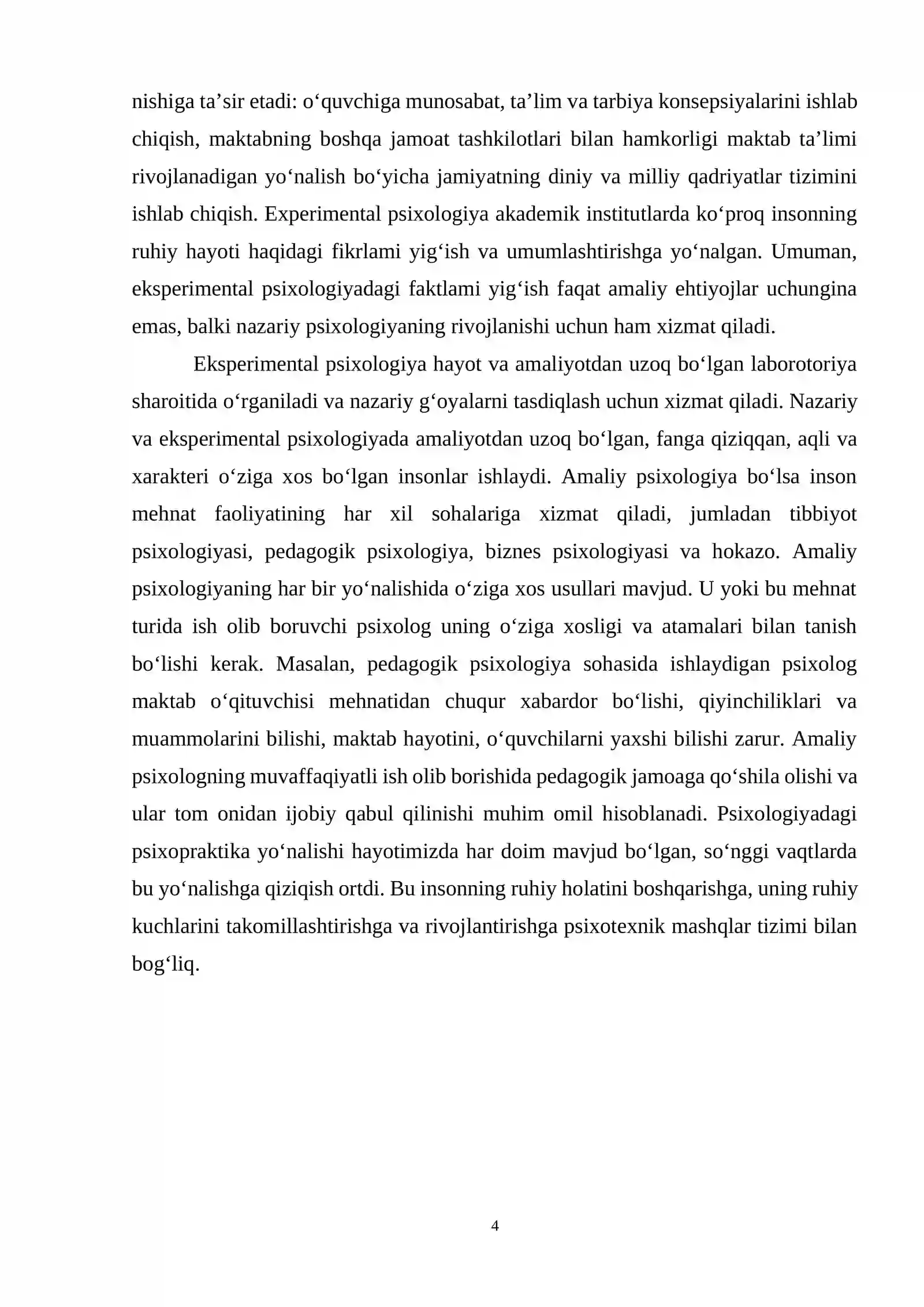 Psixologik xizmat fani rivojlanishining ilmiy tarixiy asoslari 4