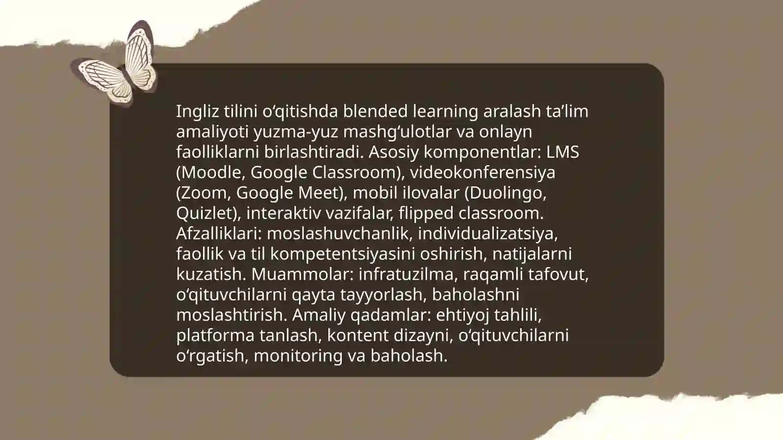 Ingliz tilini õqitishda raqamli pedagogika va zamonaviy AKT vositalari 4