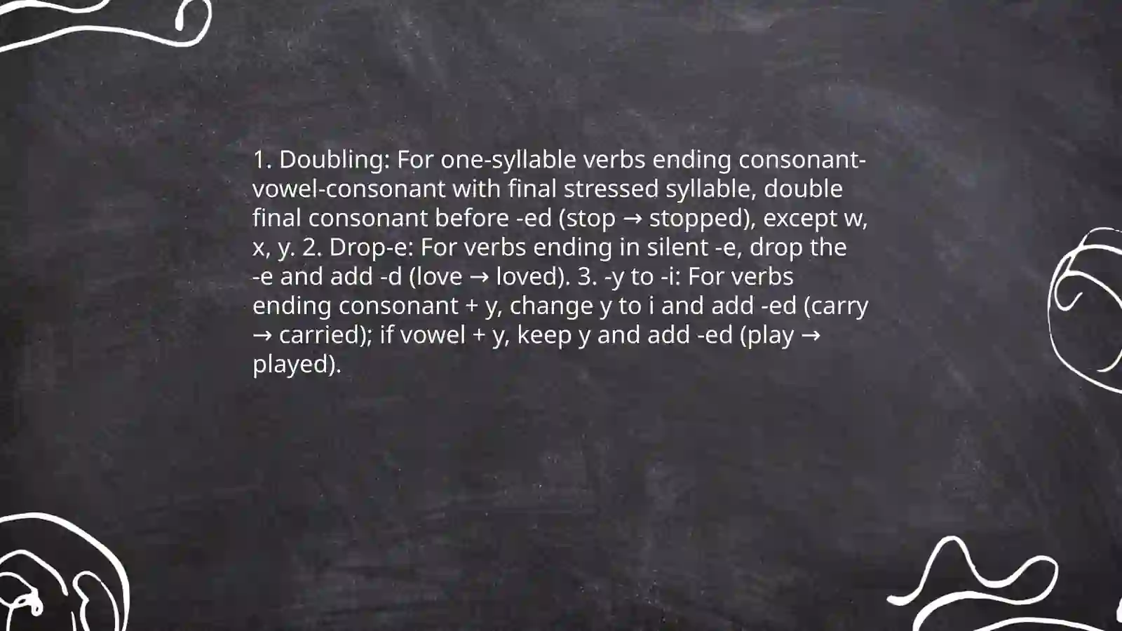 Past Simple 4