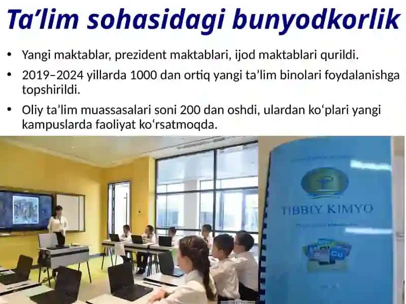 Yangi O‘zbekiston: Taraqqiyot, bunyodkorlik va strategik yirik loyihalar 4