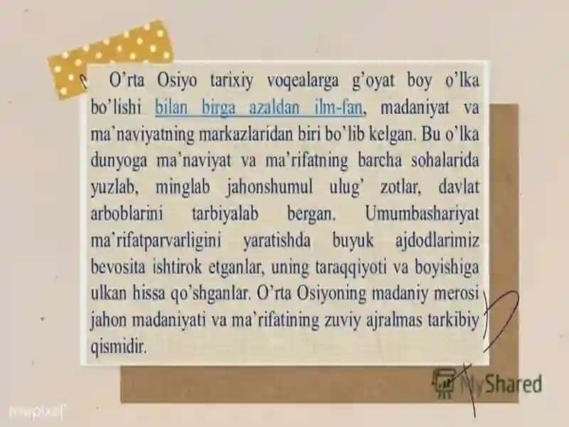 Yuksak ma’naviyatli yoshlarni tarbiyalashda O‘rta Osiyo allomalari ilmiy merosi 4