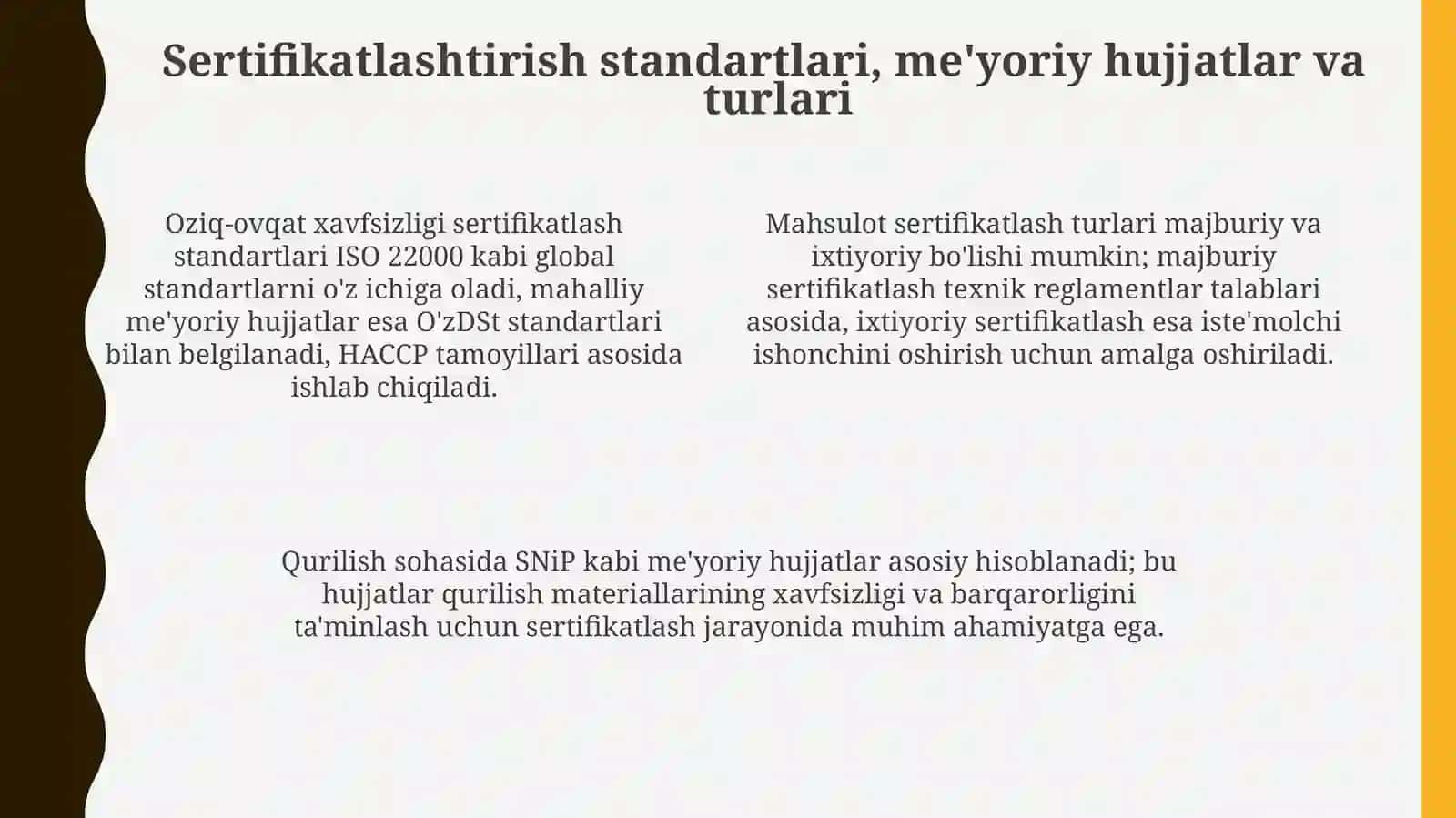 Sertifikatlashtirish jarayonlari amalga oshirish mexanizmlarini oʻrganish 4