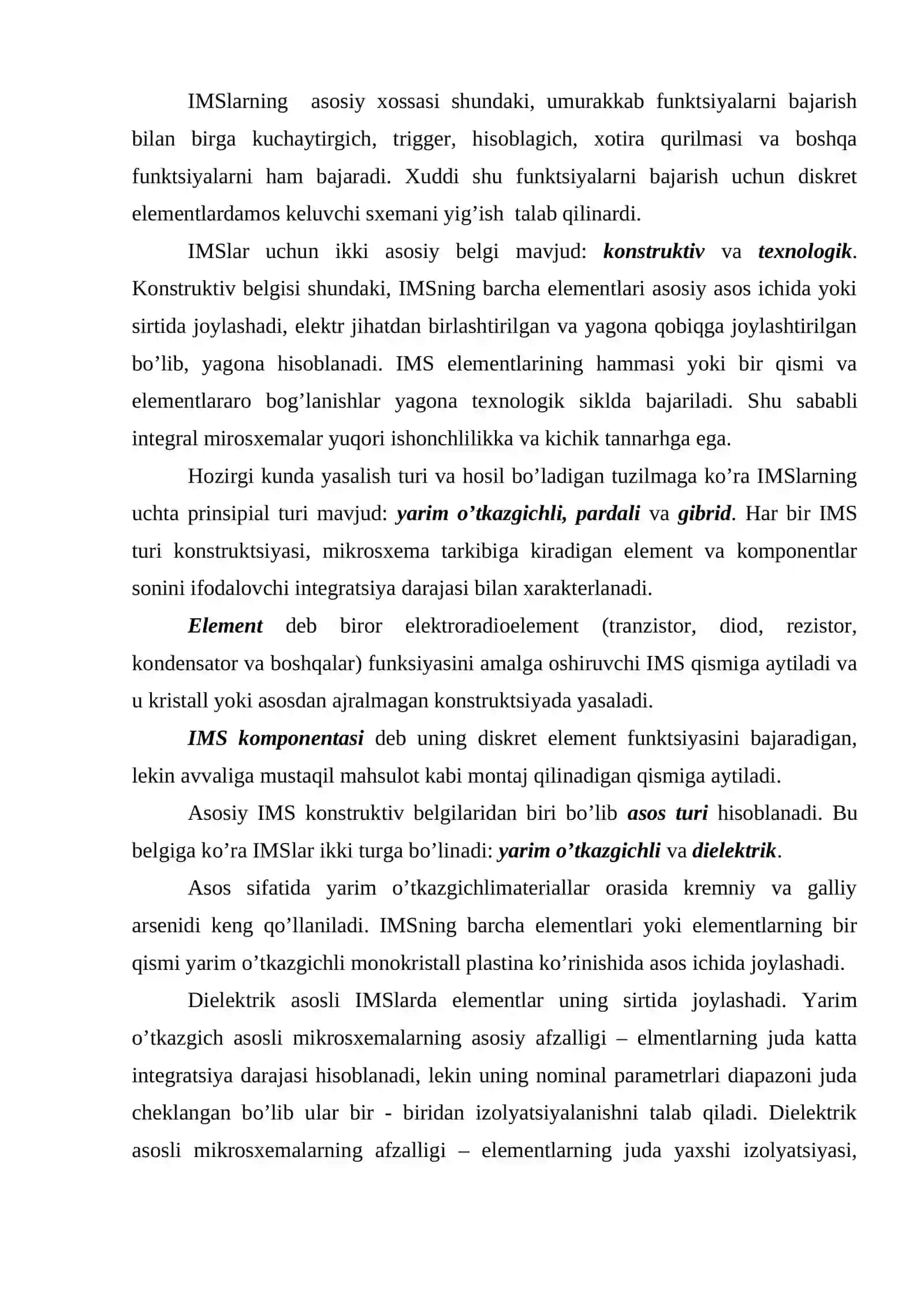 Bipolyar IMS topologiyasini loyihalash kursi 4