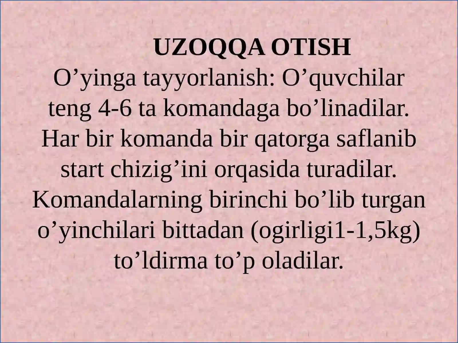 Sport o'yinlari 4
