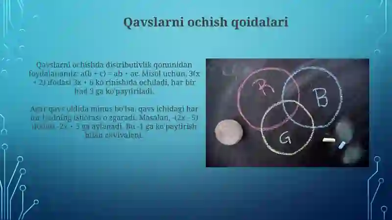 Qavslarni ochish 4