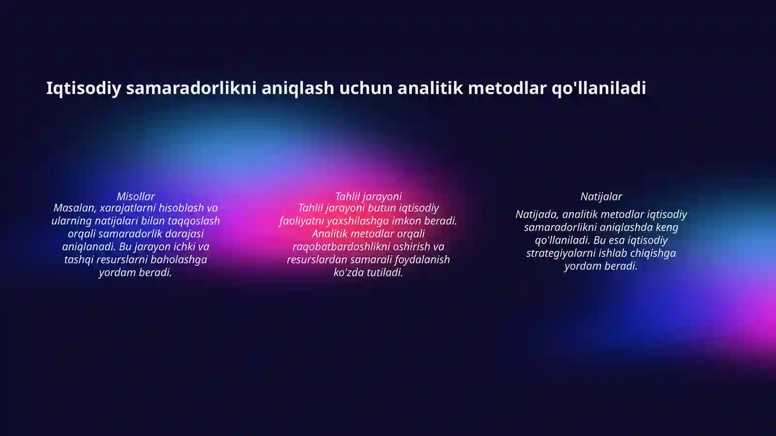 Investitsiya loyihalarining moliyaviy va iqtisodiy samaradorligini baholash 4