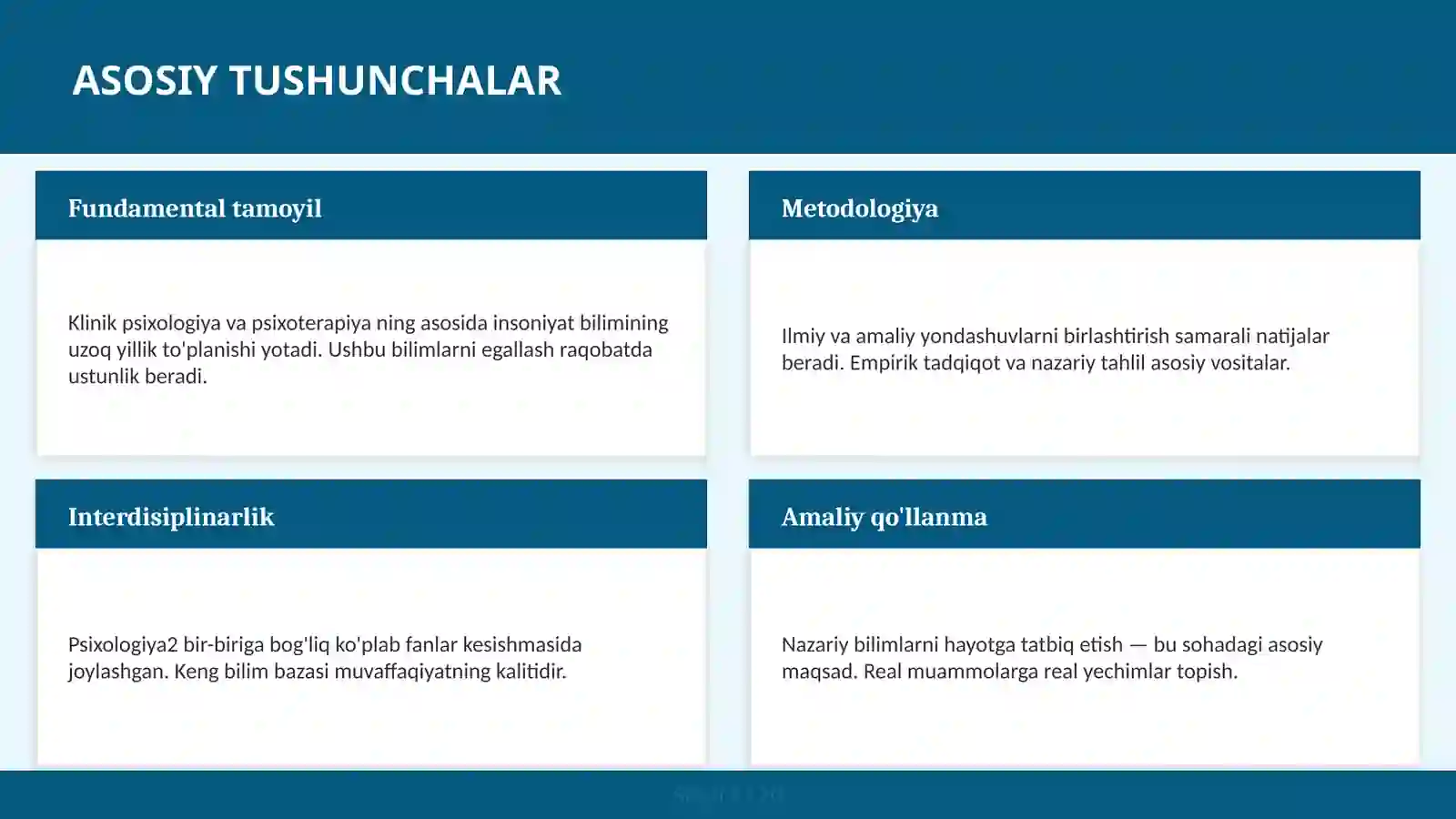KLINIK PSIXOLOGIYA VA PSIXOTERAPIYA 4