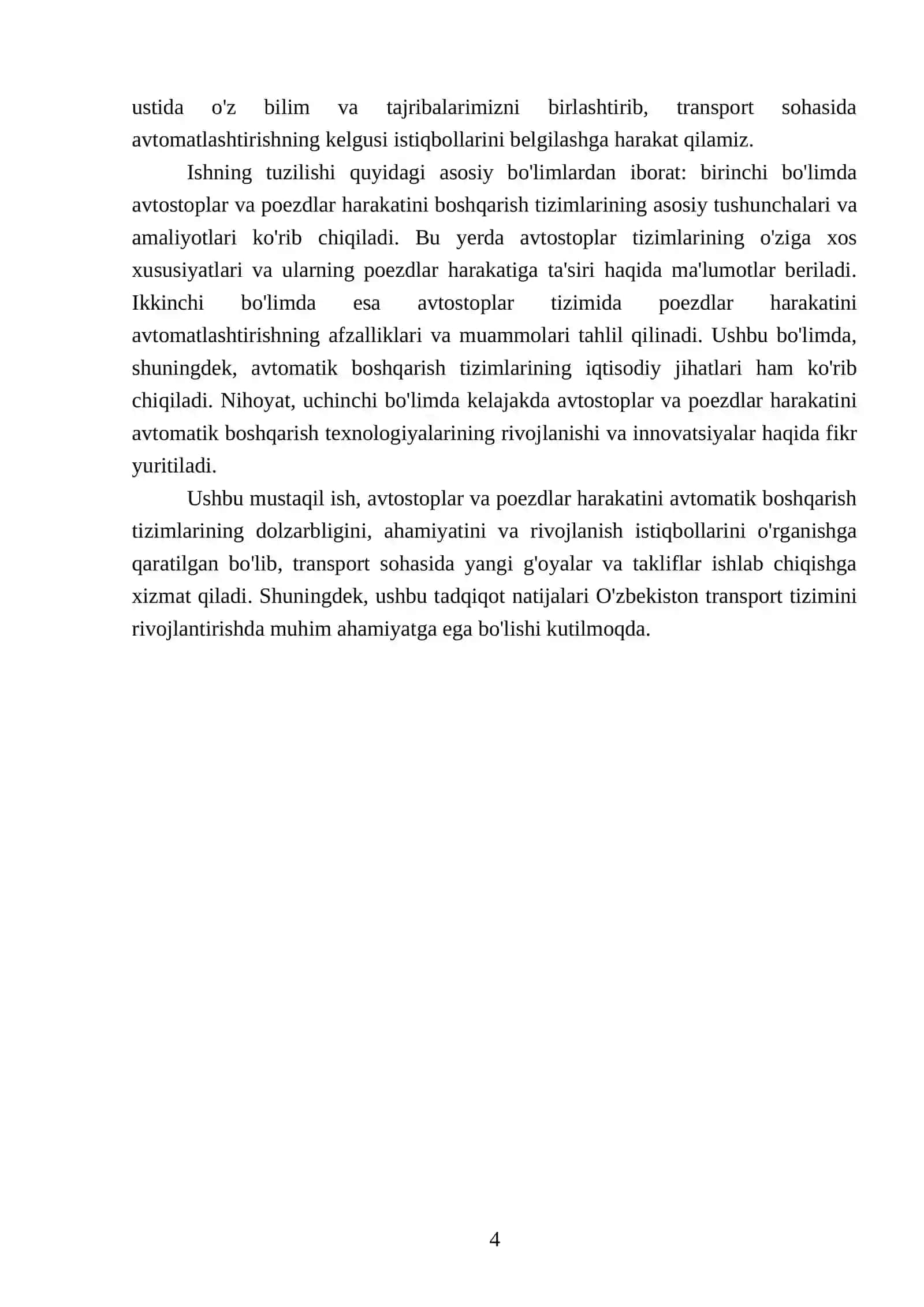 Avtostoplar.Poezdlar harakatini avtomatik boshqarish 4