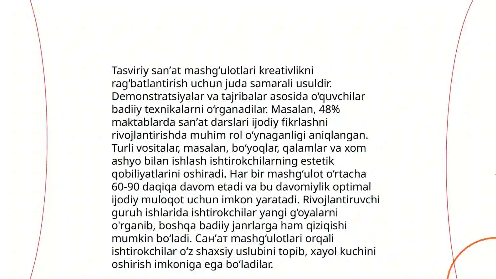 Oʻquvchilarda tasviriy sanʼat orqali kreativlikni shakllantirish 4