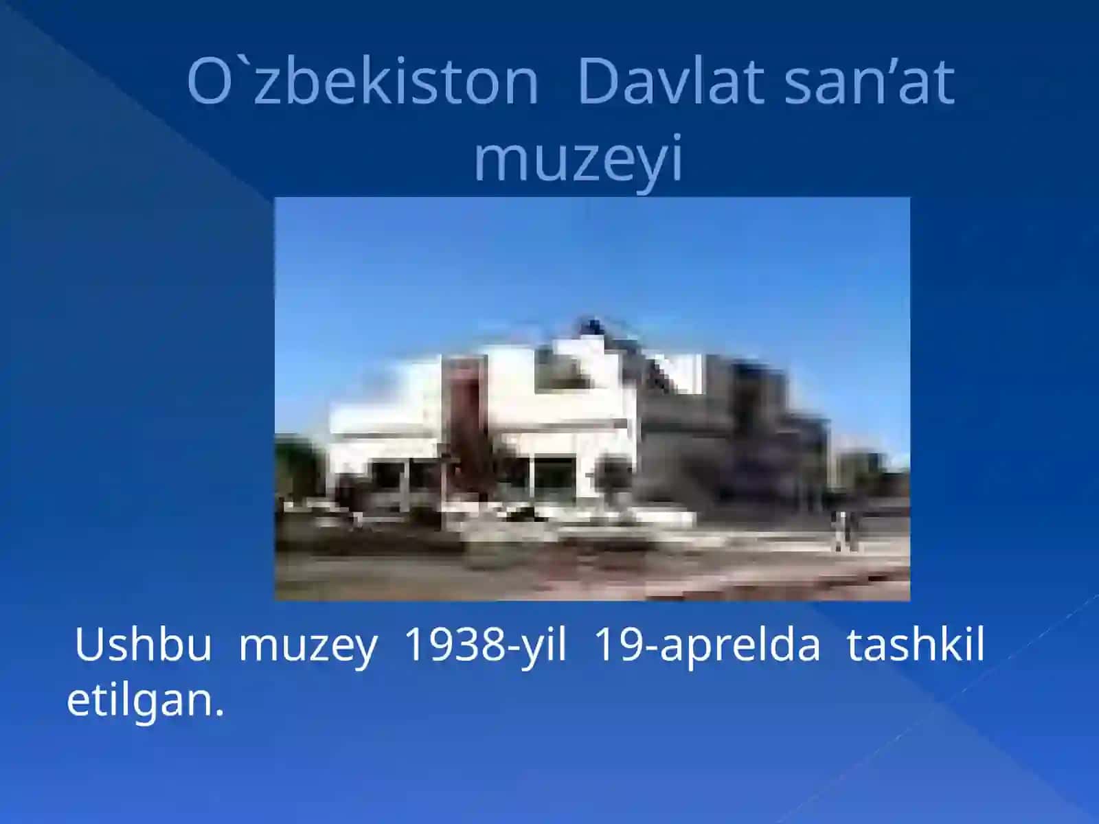 Toshkent shahrida joylashgan muzeylar 4