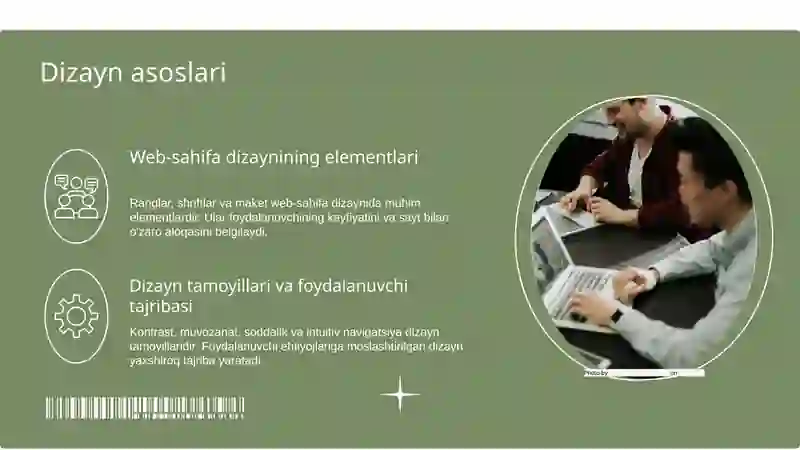 Kasbiy sohalari bo'yicha Web-sahifa yaratish 4