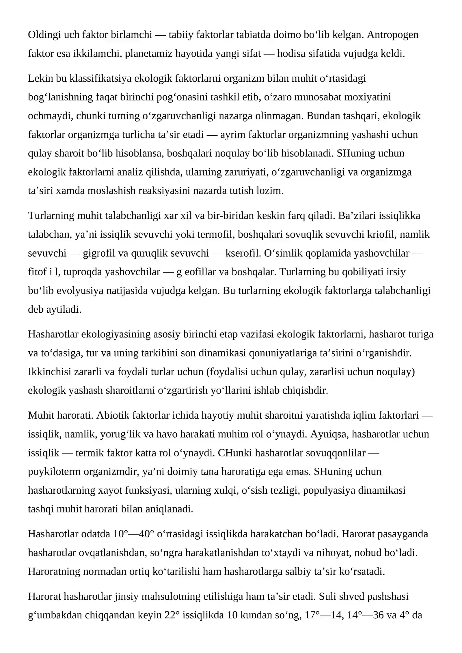 Hasharotlarning ekologiyasi va sistematikasi 4