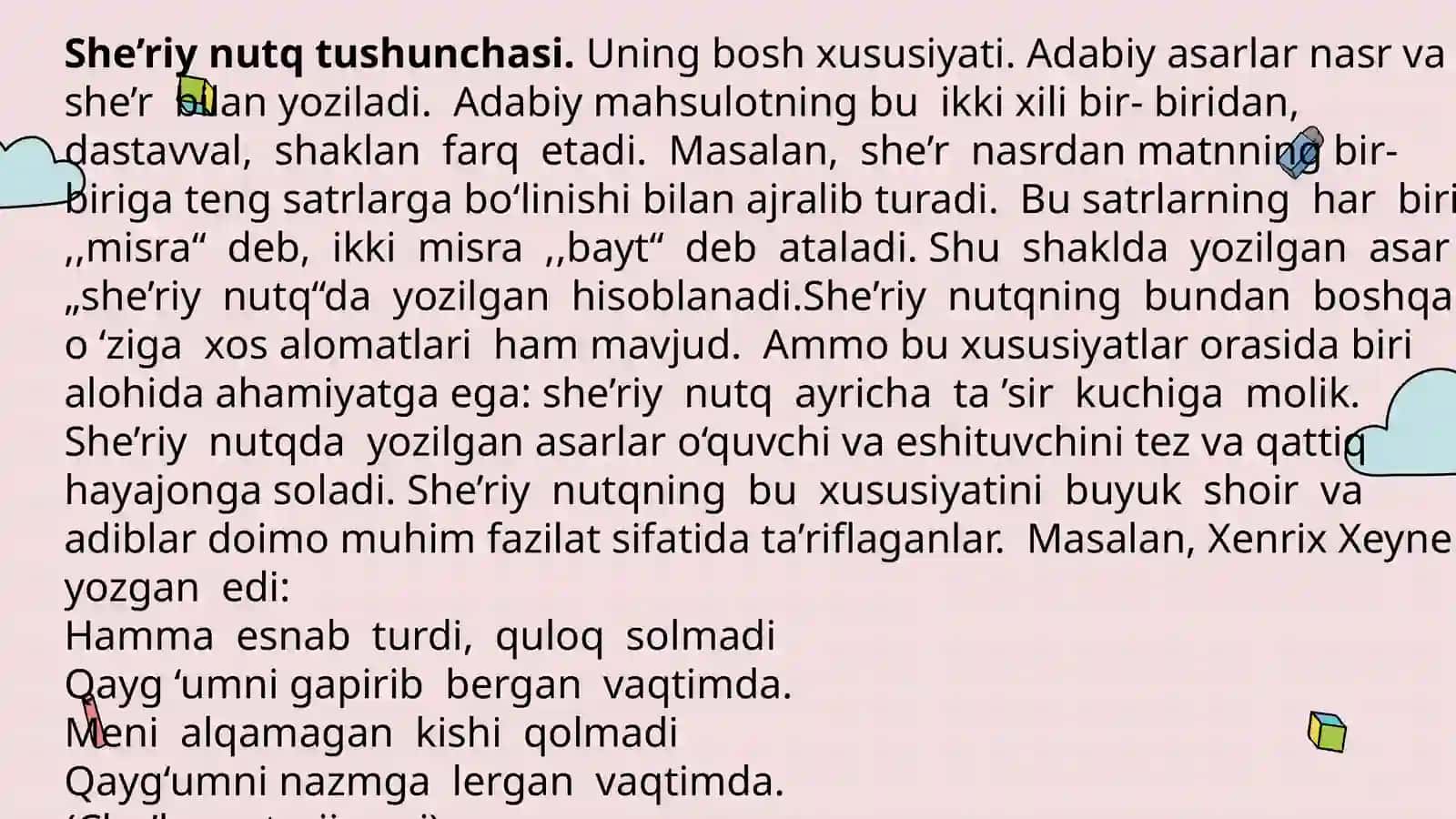 She'riy  nutq.  She'riy  nutq  lirik  turning  shakli  sifatida.She’riy  nutq  tushunchasi.  She’riyasardashaklningo’zigaxosligi 4