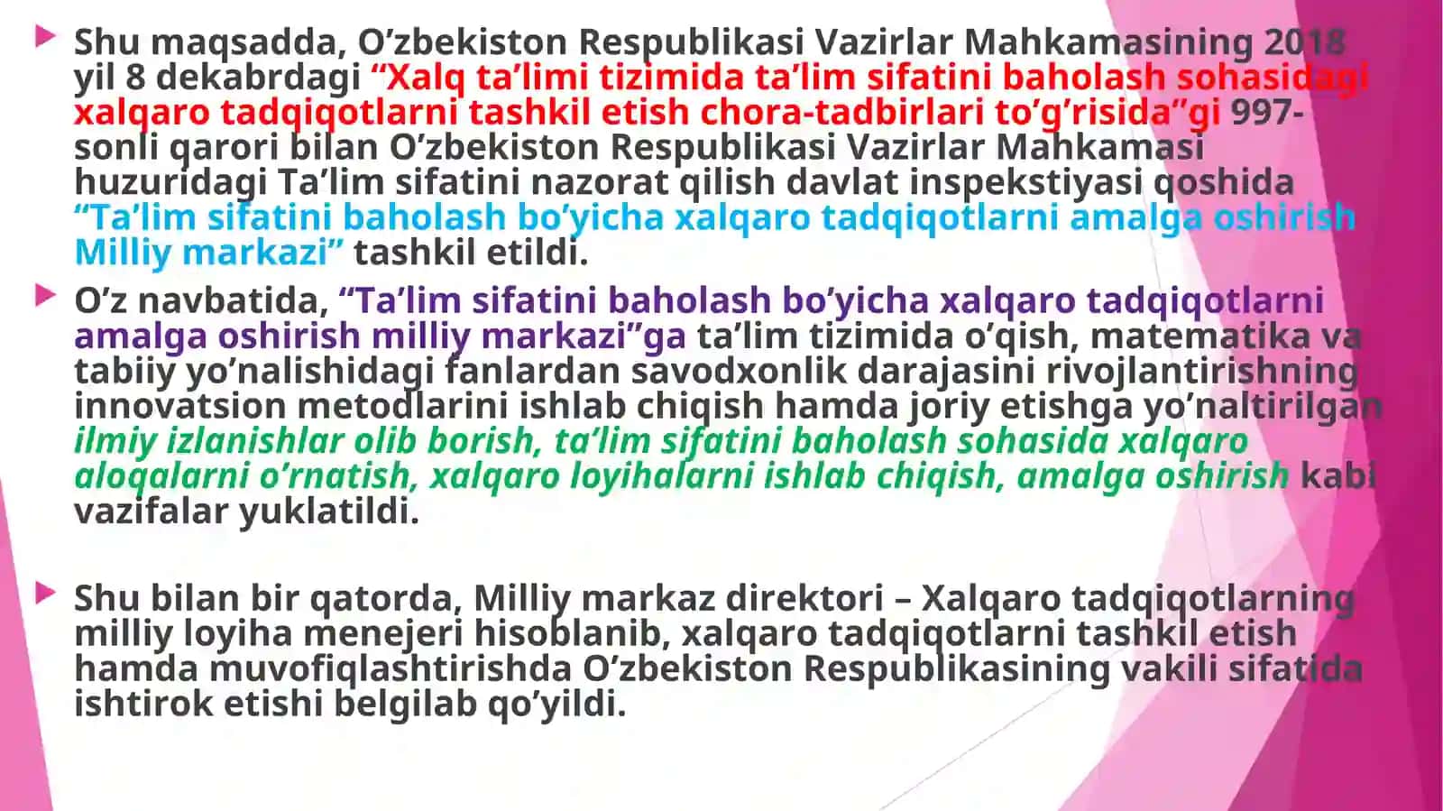 Baholash maqsadlari va turlari 4