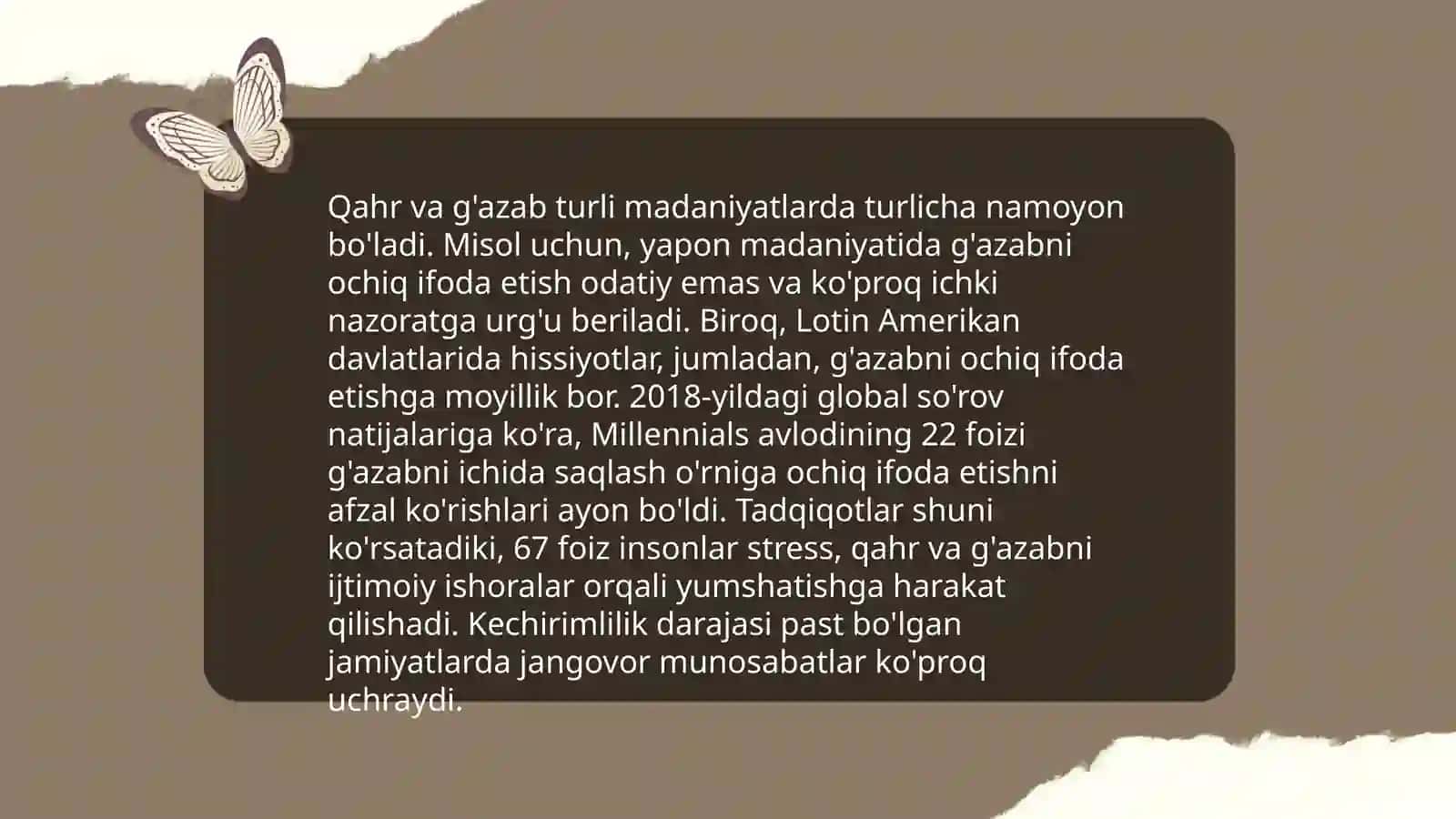 Qaxr va g'azabning Psixologik Jihatlari 4