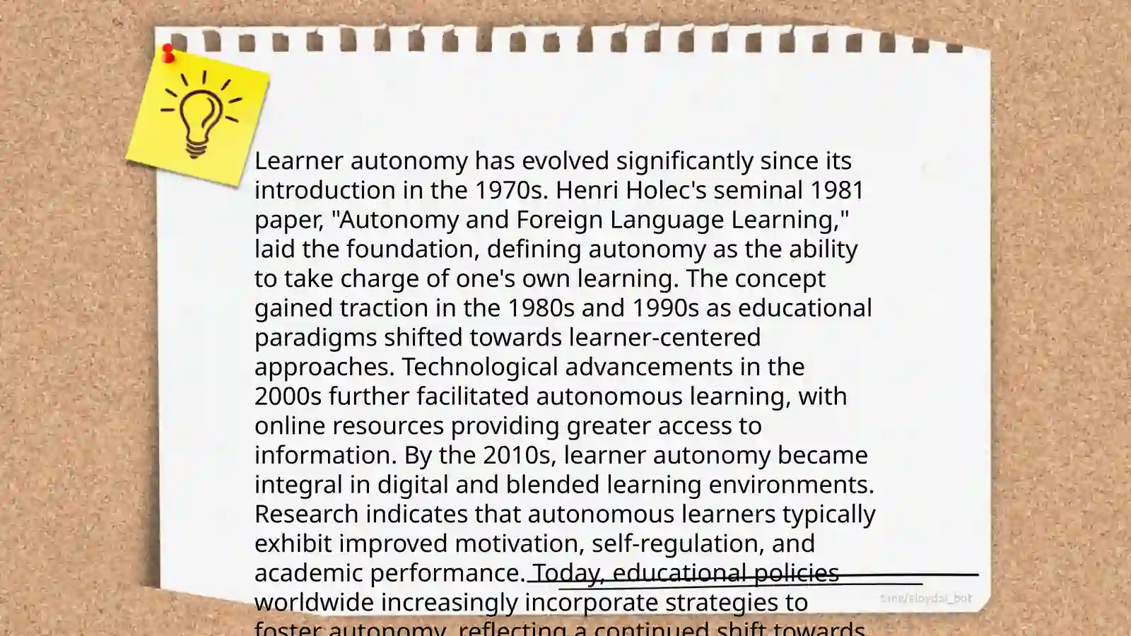 Learner Autonomy 4