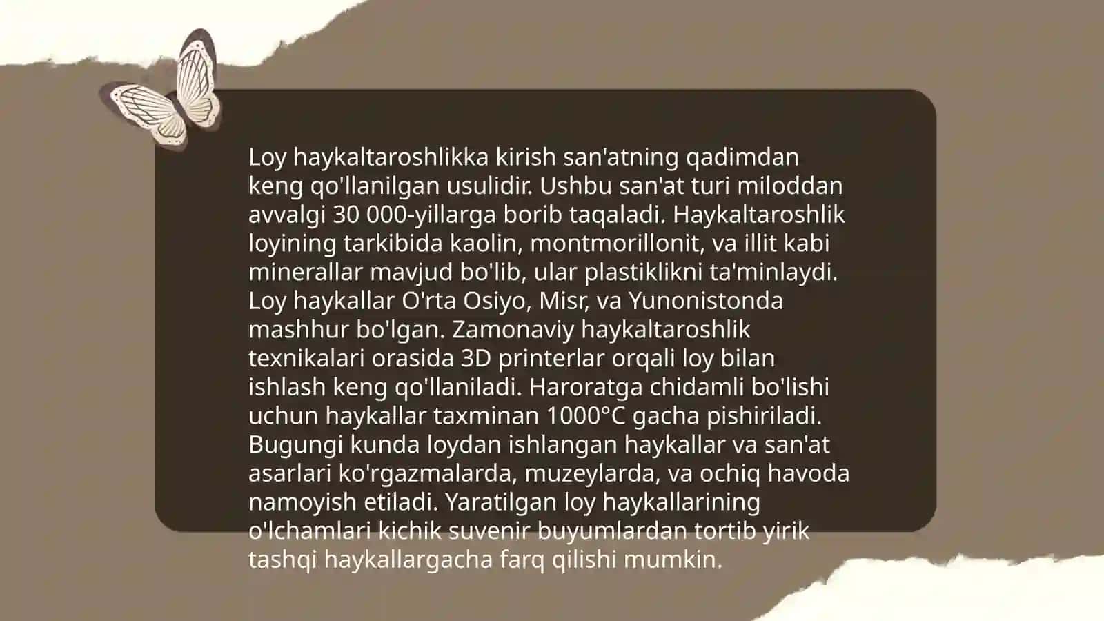O'rta guruhda bolalarni loy ishiga o'rgatish metodlari 4