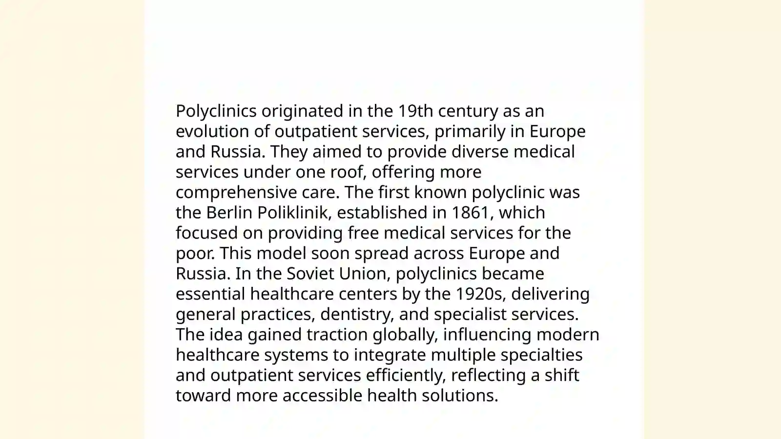 About polyclinic 4