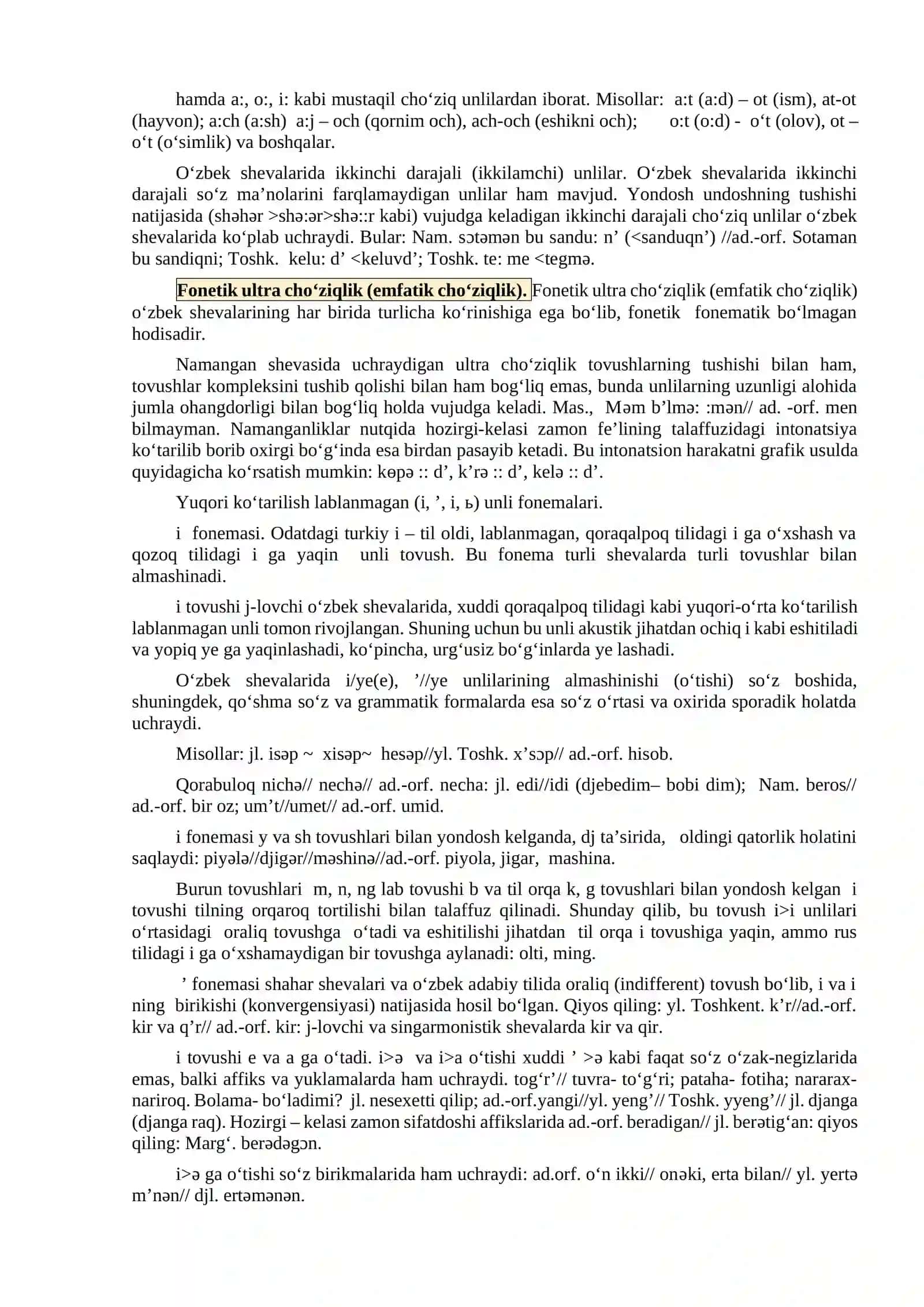 SHEVALAR FONETIKASI 4