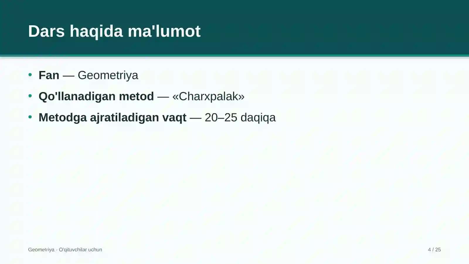 geometriya darslarida charxpalak metodidan foydalanish 5740 4