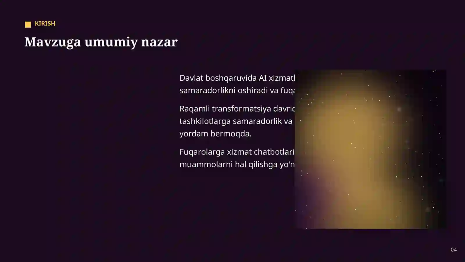AI DAVLAT BOSHQARUVIDA 4