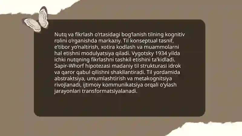 Nutqning psixologik xususiyatlari. Muloqot psixologiyasi 4